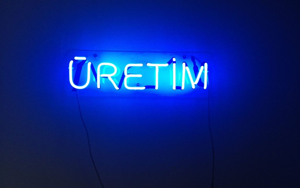 Merve Ünsal, Üretim, 2013, Neon, boyutlar değişken